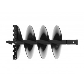 24" x 48" Heavy Duty Skid Steer Post Hole Auger Bit Rental, 2" Hex