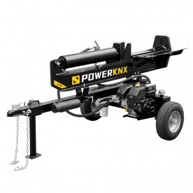25-Ton PowerKNX Horizontal & Vertical Log Splitter, Gas Powered, Towable