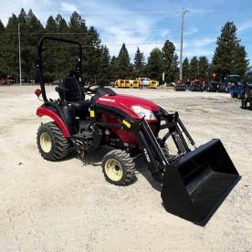 22HP Diesel 4x4 Rental Tractor with Front Loader, Hydrostatic Transmission, Yanmar Model SA223