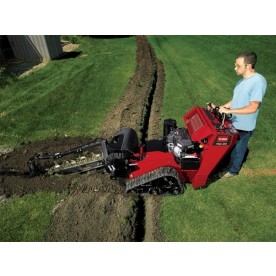Toro Walk-Behind Trencher Model TRX-20, 36" x 4" Combo Chain (Includes Trailer)