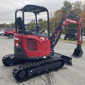 8,000 lbs. Mini Excavator, 4-Way Dozer Blade, Yanmar Model ViO35-7A-51 - NO THUMB