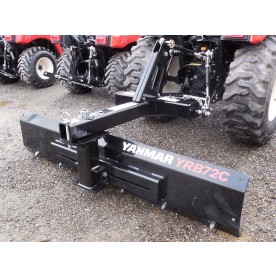 72" (6') 3-Point Tractor Rental Rear Angle Blade