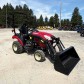 22HP Diesel 4x4 Rental Tractor with Front Loader, Hydrostatic Transmission, Yanmar Model SA223