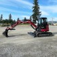 9,500 lbs Mini Excavator, Enclosed Cab, 6-Way Angle Dozer Blade, Hydraulic Thumb, Yanmar Model SV40-2