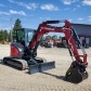11,000 lbs Mini Excavator Rental, Enclosed Cab, Heat/AC, Hydraulic Thumb, 4-Way Angle Dozer Blade, Yanmar Model ViO50-6A-57