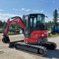 11,000 lbs Mini Excavator Rental, Enclosed Cab, Heat/AC, Hydraulic Thumb, 4-Way Angle Dozer Blade, Yanmar Model ViO50-6A-57