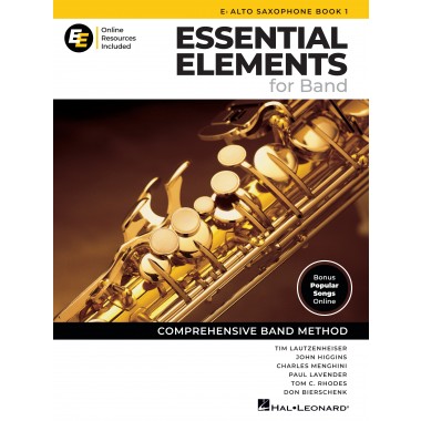 Essential Elements for Band - Eb Alto Saxophone Book 1 with Online Resources