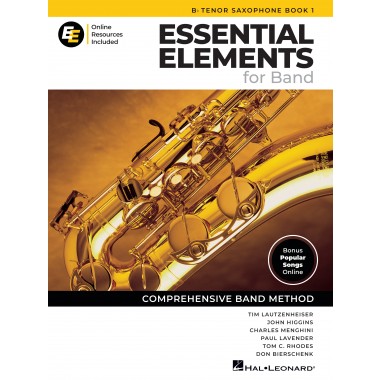 Essential Elements for Band - Bb Tenor Saxophone Book 1 with Online Resources