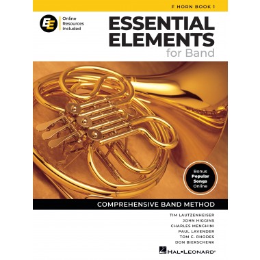 Essential Elements for Band - F Horn Book 1 with Online Resources