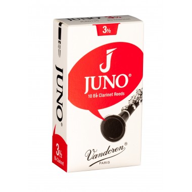 Vandoren Bb Clarinet JUNO Reeds; Strength #3.5; Box of 10